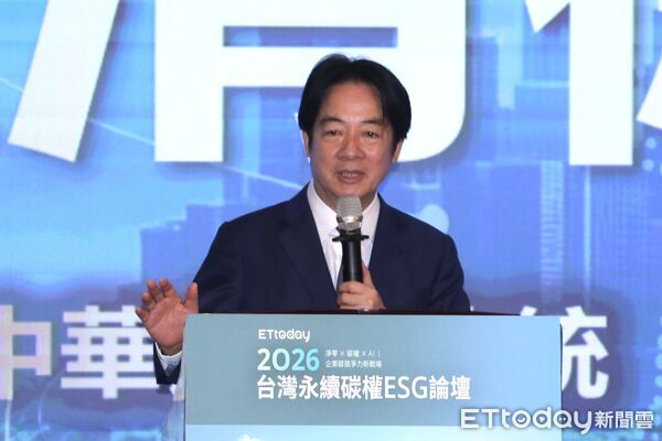 王令麟響應「都市林」10年種百萬樹 賴清德致謝：一起打造更韌性台灣