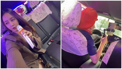 周曉涵0偽裝搭Uber「把後座變KTV」熱唱！司機：要不要考慮當明星