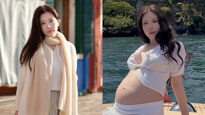 鄭家純挺巨肚嘆「坐不住椅凳」 懷孕29週真實近況曝光