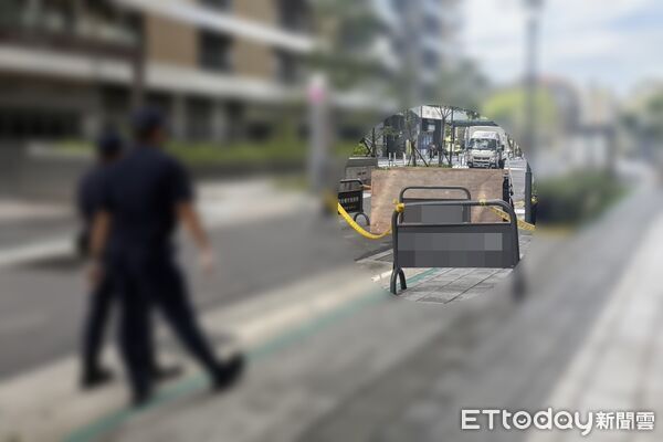 ▲台北市信義區男子墜樓亡。（圖／記者黃彥傑翻攝）