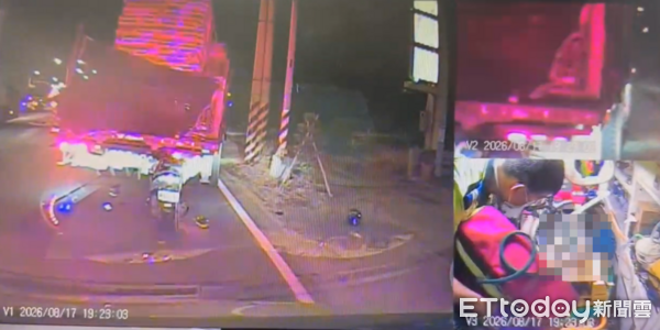 ▲▼             竹科女工程師騎車行經新竹縣竹東鎮公道路，衝撞貨車車尾傷重不治。（圖／記者楊永盛翻攝，下同）