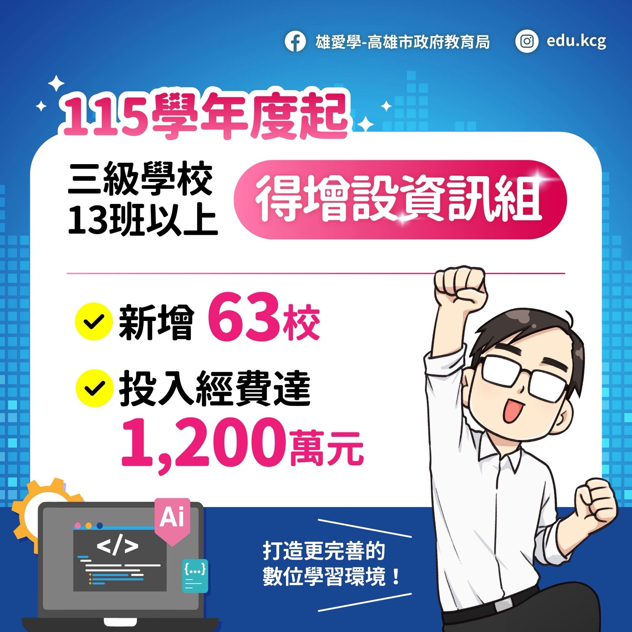 ▲▼ 陳其邁宣布高雄公幼導師「午餐全免費」　每年加碼2千萬顧教育。（圖／記者賴文萱翻攝）