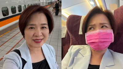楊月娥搭高鐵「被鄰座體臭臭醒」 崩潰狂抹精油:我得忍耐嗎?