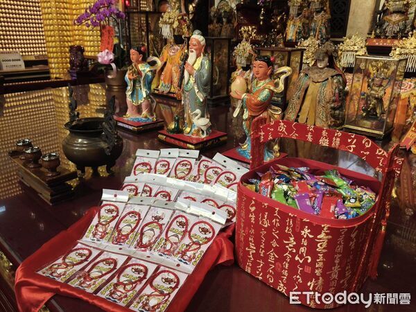 ▲樂成宮,月老廟,月老。（圖／樂成宮提供）