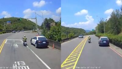 貢寮嬤逆向還闖紅燈！警追1公里被當空氣　「她沒要停」全被拍