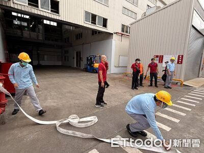 南消一大隊踏勘生泰合成廠區　掌握化學品場所救災風險