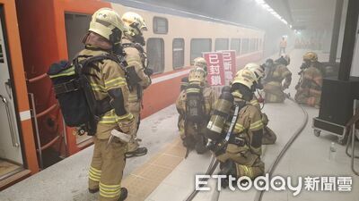 台南鐵路地下化通車前防災演習　模擬火災、出軌及大量傷患救援