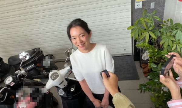 ▲▼            陳幸妤19日下午受訪，提到今天七夕情人節找小兒子一起吃飯 。（圖／記者林東良翻攝）