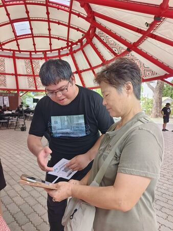▲Alian電台聽友會前進桃園復興區角板山。（圖／原文會提供）