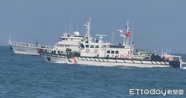 ▲▼4艘中國海警船侵擾金門限制水域遭海巡一對一併航驅離。（圖／海巡署金馬澎分署提供）