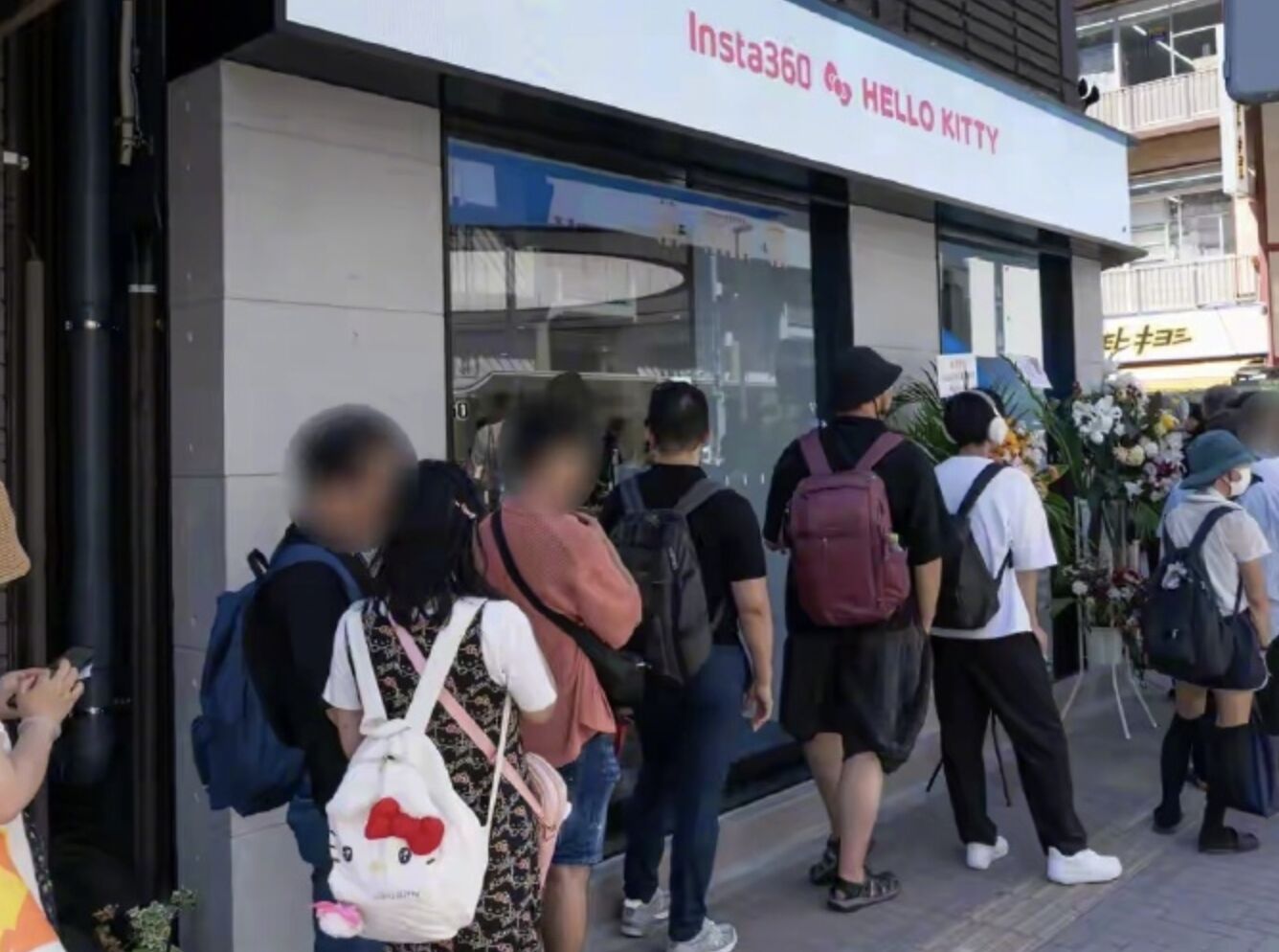 ▲影石（Insta 360）東京首店吸引大批日本買家排隊朝聖。（圖／翻攝微博）