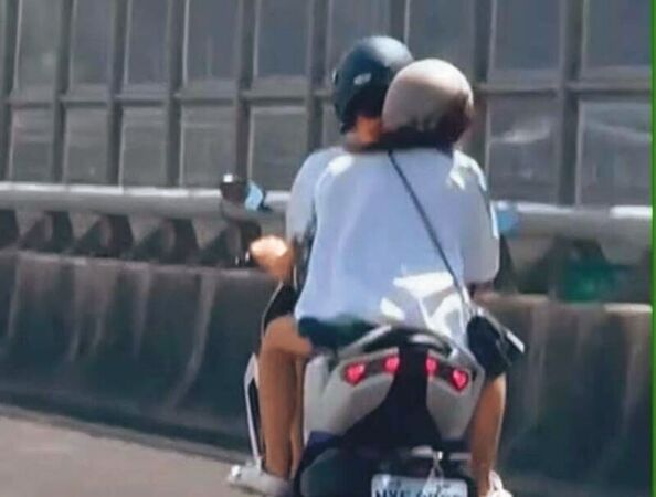 小情侶騎機車逃亡，機車卻拋錨，二人狼狽遭逮。（示意圖，圖非當事人，翻攝畫面）