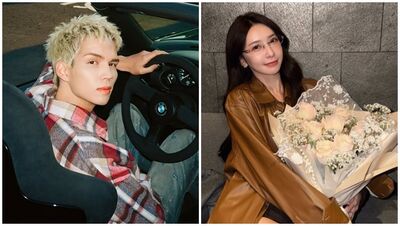 派偉俊認愛不到1月「啦啦隊女友婚紗照被PO網」！胸前大面積透視…深溝全看光