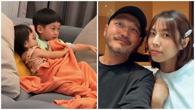 目睹1歲女兒幫哥蓋被！KID辣妻「這畫面好熟悉」告白超甜：我們是榜樣