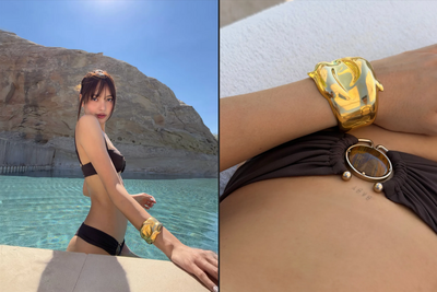 Lisa性感度假曬「BABY」刺青 與泰男星戀情再掀猜測