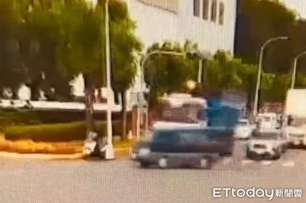 ▲▼嘉義行車糾紛爆全武行 聯結車駕駛疑遭「車檔」爆頭。(圖/記者翁伊森翻攝)