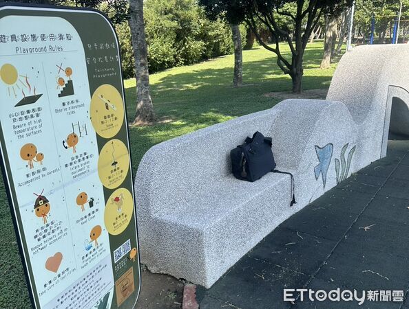 ▲▼80萬元丟公園沒人拿，數萬外幣放機車3小時還在　網讚警察太威了。（圖／警方提供，下同）