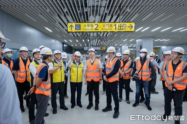 ▲▼台南鐵路地下化工程邁入最後衝刺，交通部預計9月辦理通車前履勘。（圖／鐵道局提供）