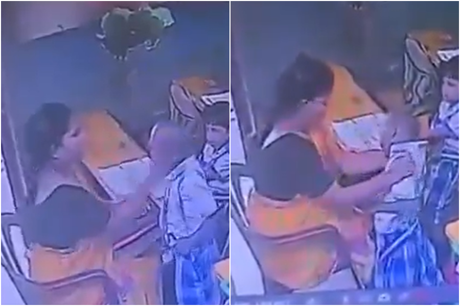 沒寫作業！女師「狠甩巴掌」體罰畫面曝 6歲弟當場癱倒亡