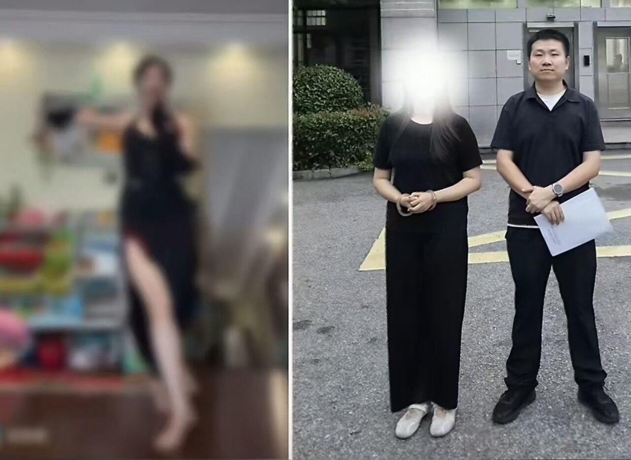 ▲百萬陸網紅與經紀人售色情片遭逮捕。（圖／翻攝自微博）