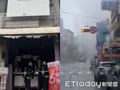 高雄飲料店火警！瓦斯鋼瓶起火燃燒　20歲女店員嚇壞燙傷送醫