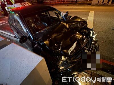又是毒駕!花蓮女「凌晨猛撞警車」腿斷了 警搜出玻璃球吸食器