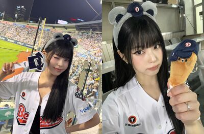 NMIXX圭珍「勝利妖精」願望落空! 斗山4比11慘敗樂天