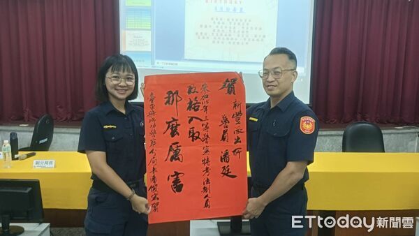 ▲ 台東縣警察局成功分局新豐派出所警員潘廷，平日執行基層警察勤務，仍善用勤餘時間苦讀法律，日前順利考取115年三等警察特考「警察法制人員」類別。（圖／記者楊晨東翻攝）