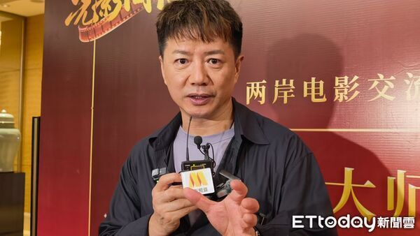 ▲▼ 大陸知名演員段奕宏、台灣電影人            。（圖／記者任以芳攝）