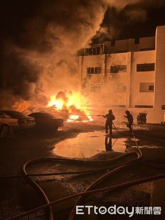 ▲▼台南安南區大爆炸。（圖／記者林東良翻攝）
