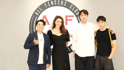 世界冠軍蔡俊彥進軍台北 ！瑞莎跨界力挺擊劍　自曝「曾想讓女兒學」