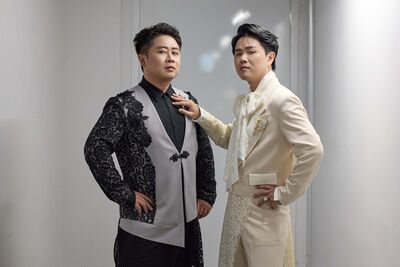 「百萬兄弟」陳孟賢 陳昭瑋沒在怕! 千萬行頭首登傳藝金曲紅毯