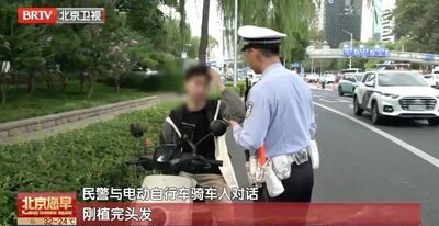 騎車「不戴安全帽」被攔下！陸男求情：我才剛植髮