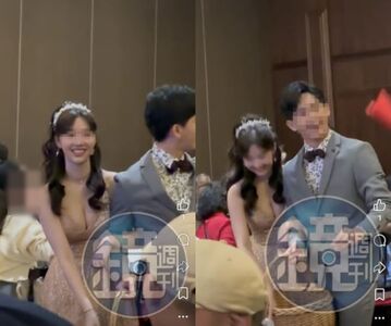 許芊芊婚宴照曝光！一襲爆乳禮服驚艷四座　「難怪趙建銘會暈船」