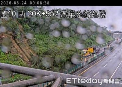 快訊/立即改道!大雨狂炸路樹倒塌 國10燕巢段緊急封閉主線