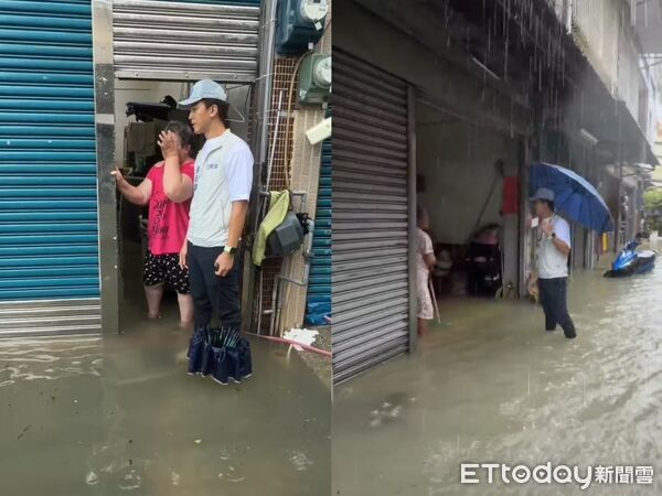抽水機沒油「泥水灌民宅」淹到膝蓋 高雄阿姨急哭了