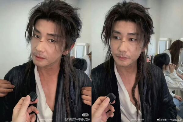 ▲▼趙露思監製新劇開機「親爸客串將軍」被讚撞臉黃曉明。（圖／翻攝自微博）