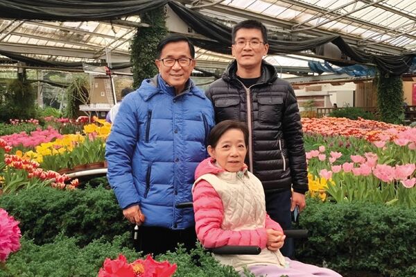 陳水扁夫婦對趙建銘疼愛有加，不僅一再勸女兒陳幸妤不要離婚，在台開案還為趙找知名律師免費辯護。（翻攝陳水扁勇哥物語臉書）