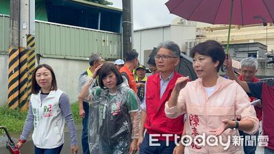 台南仁德、永康豪雨成災　陳亭妃邀經部全面檢視三爺溪排水