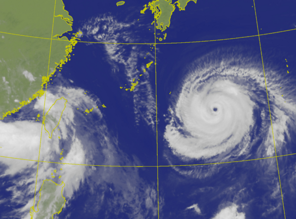 ▲沙德爾來勢洶洶。(圖/氣象署)