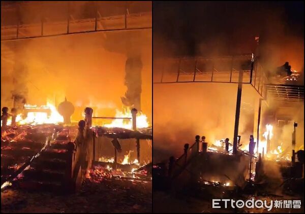北市指南宮「凌霄寶殿」大火！環保局急發空污警報 蔣萬安發聲了
