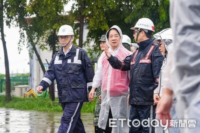 總統南下視察　賴瑞隆盼加速補強北高雄防洪「漁民救助也要快」