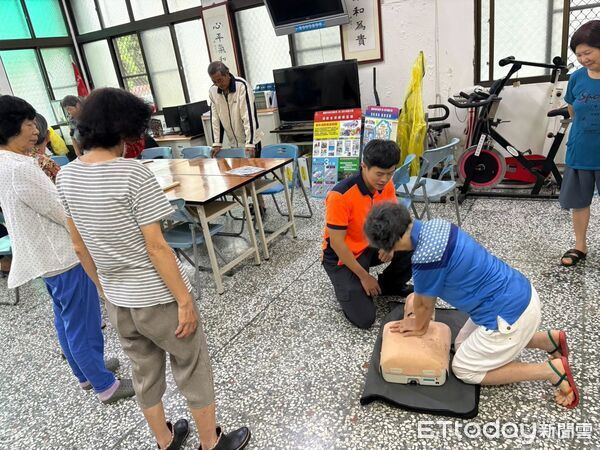 ▲台南市官田區隆本里日前發生炊事不慎事件，住警器偵測煙霧後及時示警，所幸未造成人員傷亡。（記者林東良翻攝，下同）