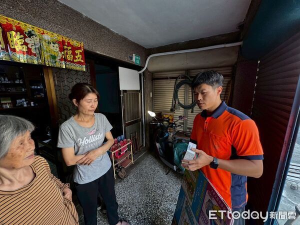 ▲台南市官田區隆本里日前發生炊事不慎事件，住警器偵測煙霧後及時示警，所幸未造成人員傷亡。（記者林東良翻攝，下同）