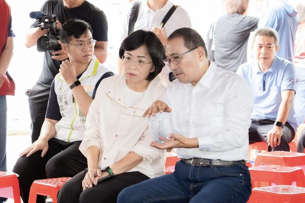 ▲▼民進黨新北市長參選人、立委蘇巧慧出席「塔寮坑二抽水站」智慧防汛視察行程。（圖／蘇巧慧競辦提供）