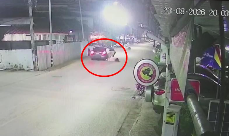▲▼陸女在泰國遭綁架「跳車逃跑」！獲救畫面曝　4泰籍歹徒落網。（圖／翻攝自MGR ONLINE）