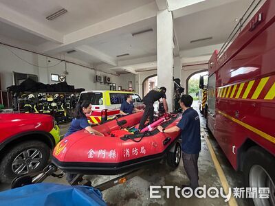 沙德爾朝台灣北部海域逼近　金門啟動防颱整備嚴防風雨