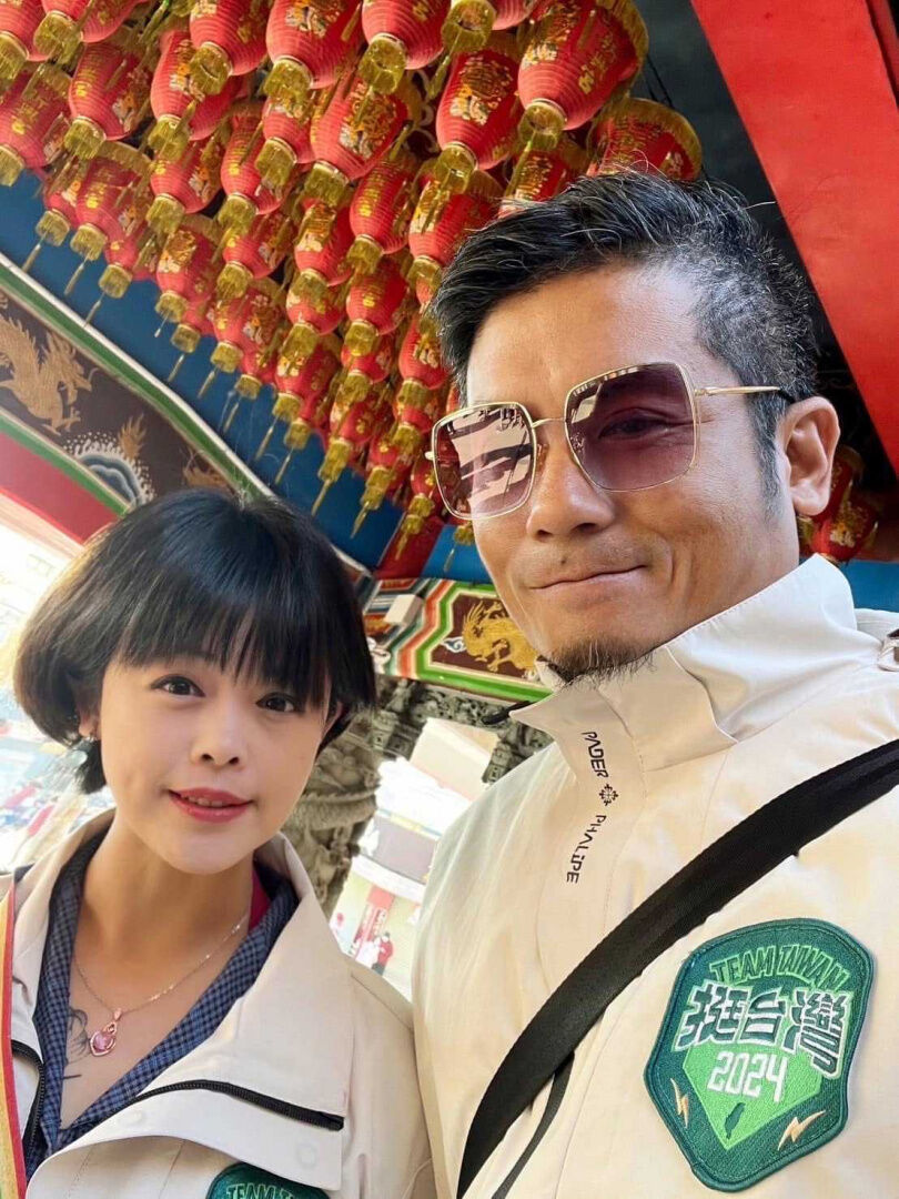 民進黨雲林縣長參選人劉建國競選幹部楊朝琳，與議員參選人廖郁賢為夫妻，他多次在網路上「找碴式提問」，拿陳芳盈的車禍理賠金大作文章。（圖／翻攝細菌臉書）
