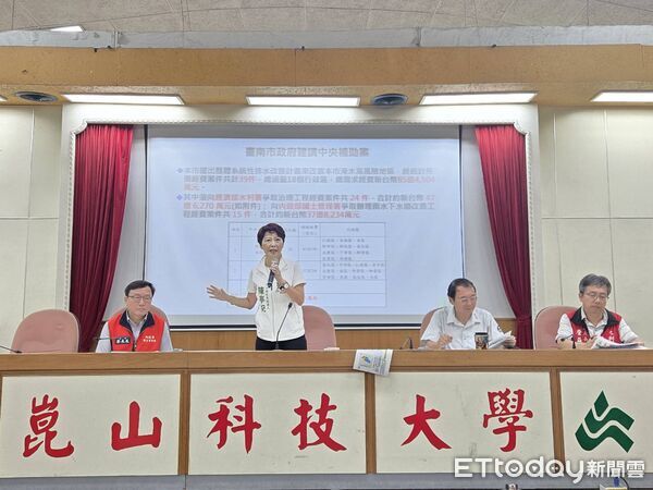 豪雨重創仁德、永康 陳亭妃邀國土署長南下爭取箱涵經費