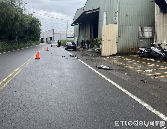▲▼毒駕連撞4車頭辯稱疲勞駕駛，車主po文擔心對方沒錢賠。（圖／民眾提供，下同）